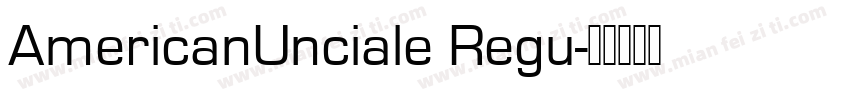 AmericanUnciale Regu字体转换